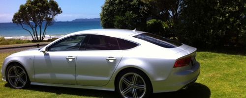 Just off the boat .. Audi A7 from the UK