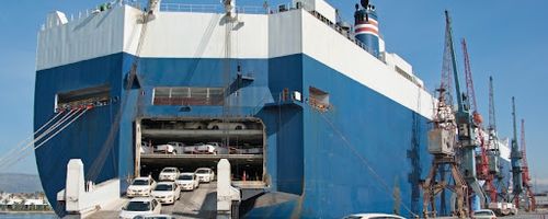 How long does it take to ship a car to New Zealand from different parts of the world?